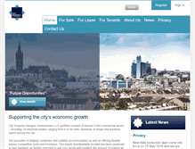 Tablet Screenshot of citypropertyglasgow.co.uk